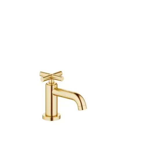 Dornbracht-TARA.-Standventil-ohne Ablaufgarnitur-Ausladung 100mm-Messing gebürstet (23kt), 17500892-28, Artikel in Kategorie